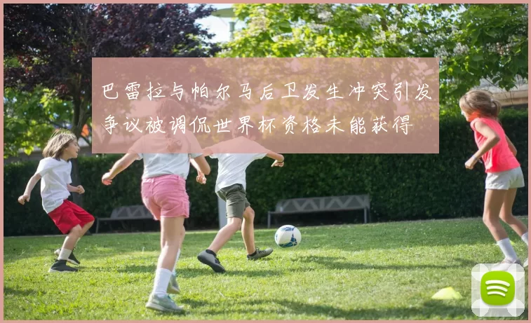 巴雷拉与帕尔马后卫发生冲突引发争议被调侃世界杯资格未能获得